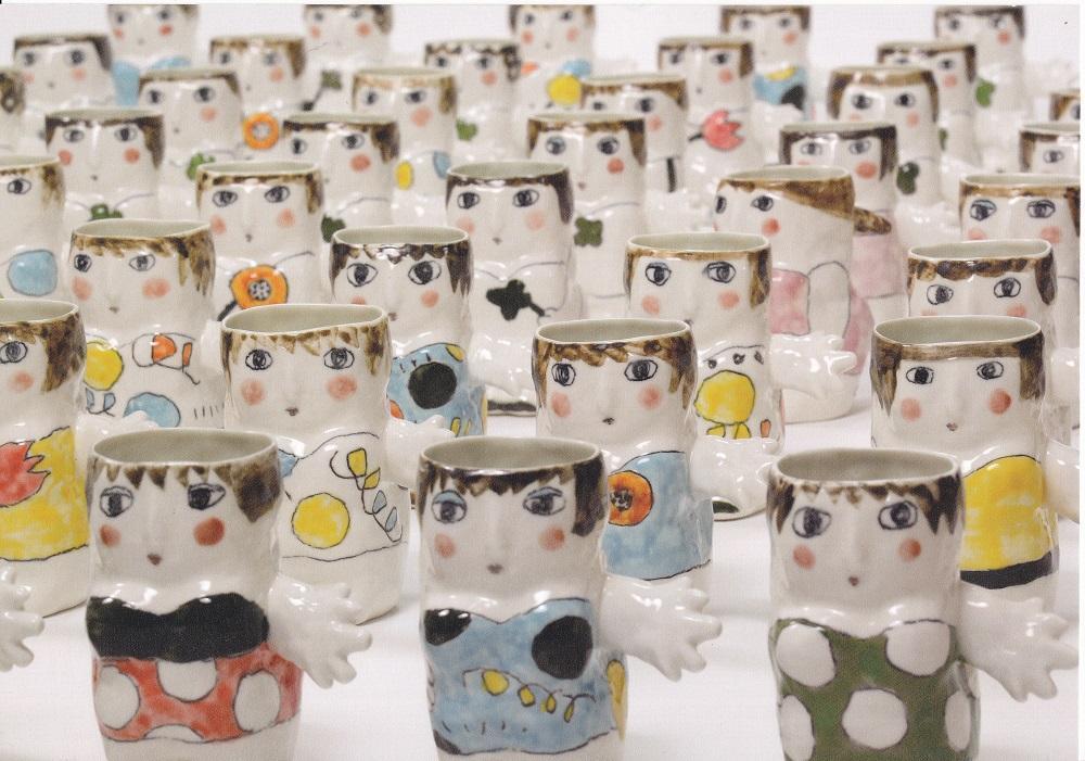 吉川ちかこ 陶芸作品ホビー・楽器・アート - 工芸品